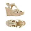 Michael Michael Kors Damen Sandale, Gr. 6, beige, kein Etikett