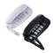 F3KE Wall Mounted Phone Fixed Landline Desktop Telephones with Call Light, Mute, Pause, and Redial
