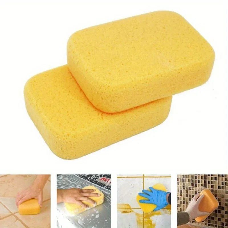 2/4Pcs Epoxy Color Sand Beauty Seam Floor Cleaning Sponge Wiper Special Marbles Wiper Car Clean Care for Construction Tool