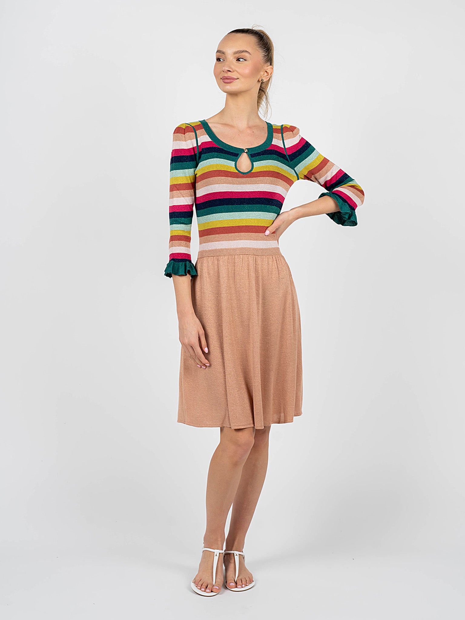 Patrizia Pepe Kleid Damen Mehrfarbig Image