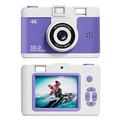 Fotocamera retro 4K per vlogging WiFi Schermo LCD HD 2.4\" Zoom Digitale 16X Compatta Obiettivo Grandangolare Point and Shoot