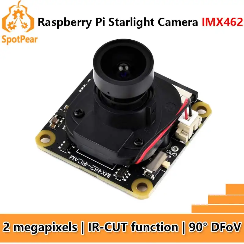 Raspberry Pi Starlight Kamera IR-CUT IMX462 (A) Sensor 2 MP 90 Grad für Raspberry Pi Image