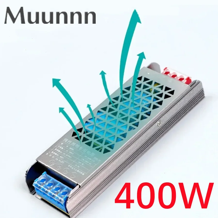 Schaltnetzteil Stummschaltung Beleuchtung AC176-264V DC 12V 24V Transformatoren 60W 100W 200W 300W 400W LED-Lichttreiber Netzteil Image