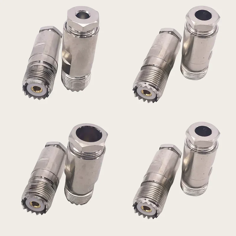 1 teile/los SO239 PL259 UHF Weibliche Clamp Solder RG58 RG142 RG400 LMR195 RG5 RG6 LMR300 LMR400 RG8 RG213 RG214 RF koaxial stecker Image