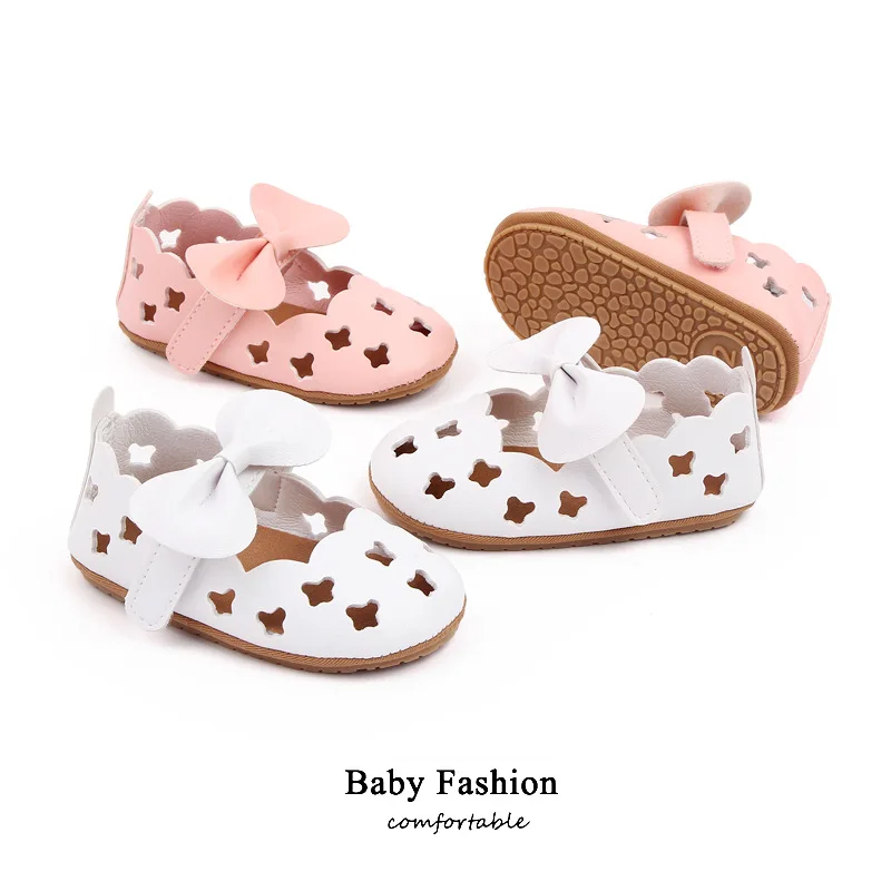 Kleinkind Baby Mädchen Sandalen Kleinkind Schuhe Neugeborenen Sandalen Weiche Gummi Sohle Nette Schleife Baby Schuhe