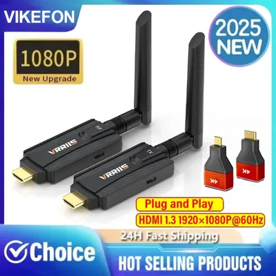 5G 1080P 60Hz 200M Wireless Receiver Sender HDMI Audio Extender Display Adapter Dongle Für TV Box Image