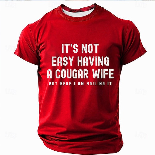 Es ist nicht einfach eine Cougar-Frau zu haben aber hier bin ich ich mache es gut. Lustiges grafisches Männer-T-Shirt Image