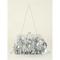 Abend-Clutch für Damen mit silbernen Pailletten – elegante, glitzernde Handtasche mit Kettenriemen, glamouröse Party-Handtasche für Hochzeiten, Abschlussbälle und besondere Anlässe, Schwarz/Grün