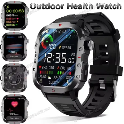 Neue Für Huawei Military GPS Smart Uhr Männer Taschenlampe Wasserdichte Outdoor Sport Tracker Image