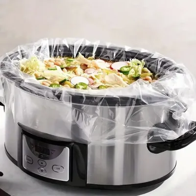 10pcs Nylon-Blend Slow Cooker Liner with Tie Heat Resistance Turkey Baking Bag BPA-Free Reusable