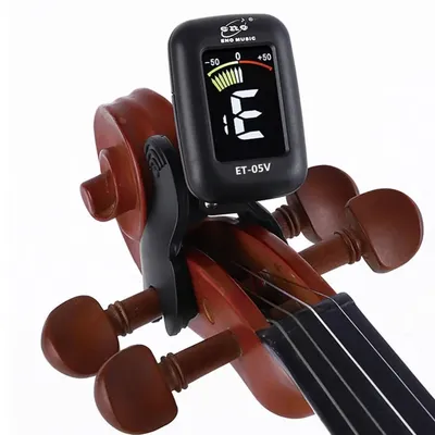 Stringed Instrument ET05V ENO Violin Tuner Mini Portable Clip-on Tuner Rotatable Currency Electronic