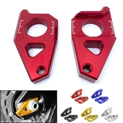 Motorcycle CNC Aluminum Chain Adjusters Rear Axle with Spool Tensioners Catena For Yamaha TMAX 530