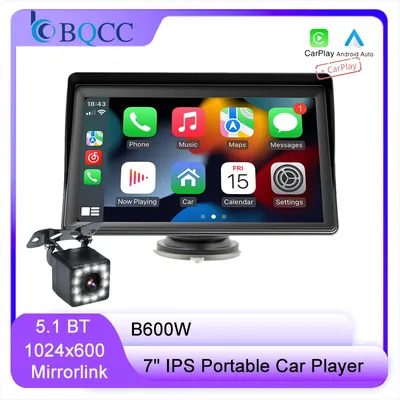 BQCC 7" IPS HD Portable MP5 Car Player Mirrorlink WIFI BT FM USB TF Autoradio Wireless Carplay