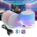 Mini altoparlante Bluetooth altoparlante Wireless scheda TF LED colorata Subwoofer USB colonna audio musicale MP3 portatile per telefono PC