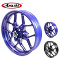 Arashi Per Cerchione Anteriore YAMAHA YZF R1 15-22 Cerchioni YZF-R1 2015 2016 2017 2018 2019 2020 2021 Blu Lucido 6061-T6 Grado Aereo