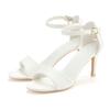 High-Heel-Sandalette LASCANA "Sommerschuh", Damen, Gr. 40, weiß, Obermaterial: 100% Lederimitat. Futter: 100% Textilmaterial. Decksohle: 100% Lederimitat. Laufsohle: 100% Synthetik, unifarben, feminin, Schuhe High Heel-Sandalette, Sandale,...