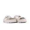 Pantolette PALLADIUM "DUNELITE RIVIERA SDE", Gr. 40, grau (natural grau), sportlich, Schuhe