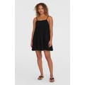 Sommerkleid O'NEILL "RILEE SHORT DRESS", Damen, Gr. XL (42), N-Gr, schwarz (schwarz out), Obermaterial: 100% Viskose, sportlich, Kleider