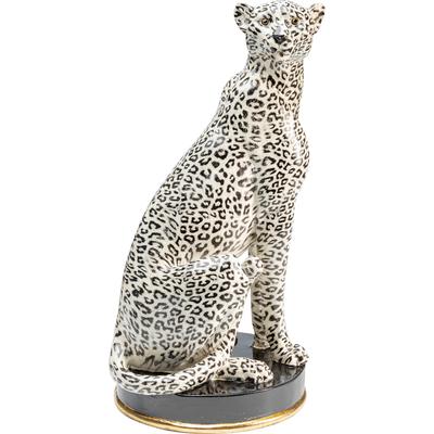Dekofigur KARE DESIGN "Deko Figur Cheetah 54cm", schwarz, B:29,5cm H:53,5cm T:25,5cm, Polyresin, Dekofiguren Image