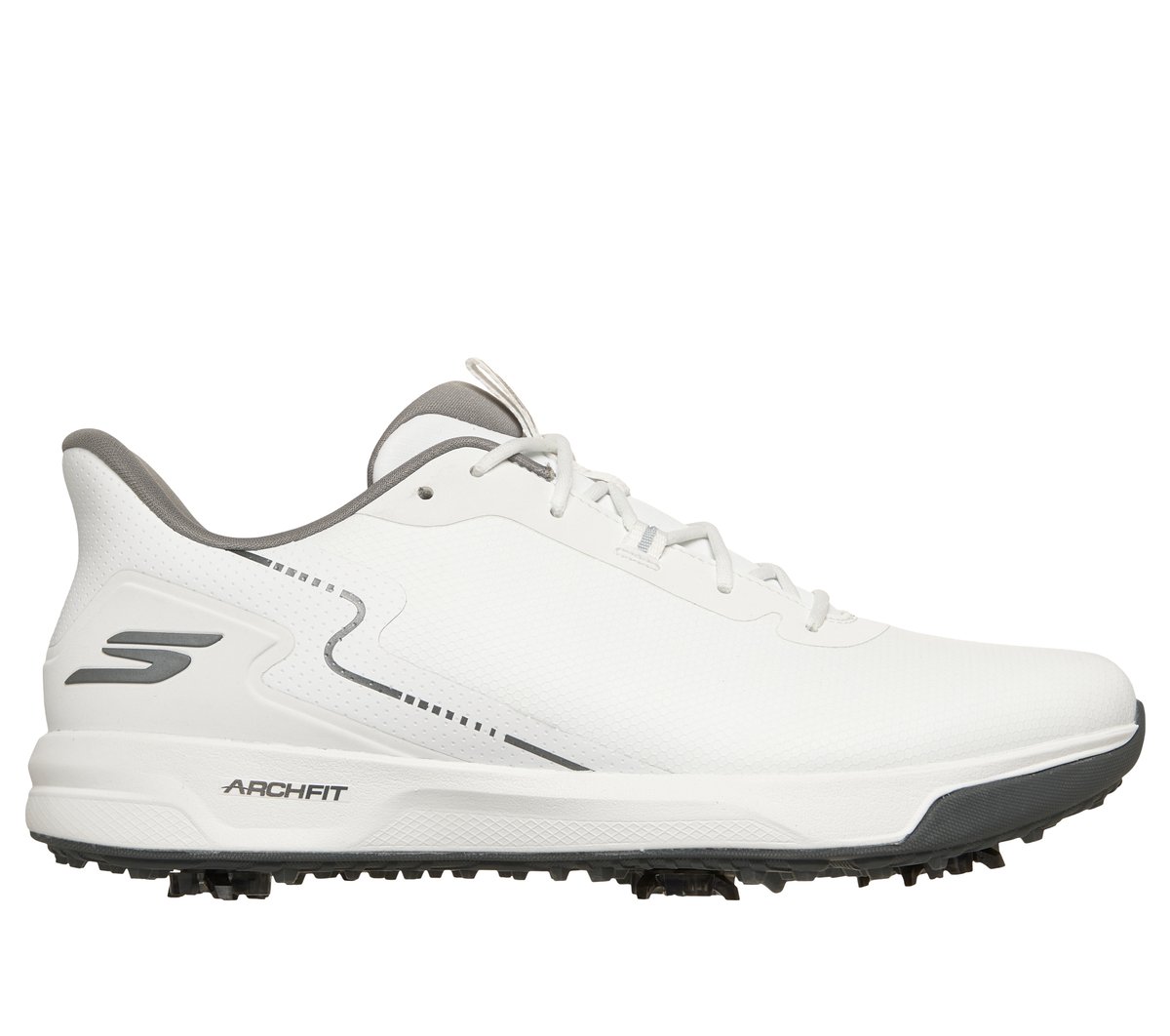 Skechers Men's Waterproof: GO GOLF Elite Vortex - Rival Shoes | Size 11.5 | White | Synthetic/Textile | Arch Fit