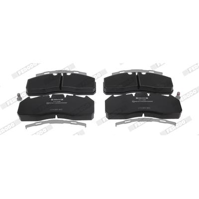 FERODO Bremsbelagsatz, Scheibenbremse Universal mit Zubehör für RENAULT TRUCKS FORD VOLVO T221350 5001864364 21496550 FCV1989B Image