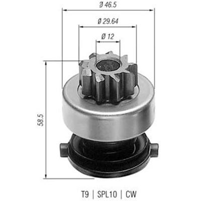 MAGNETI MARELLI Ritzel, Starter Universal 940113020136 Image