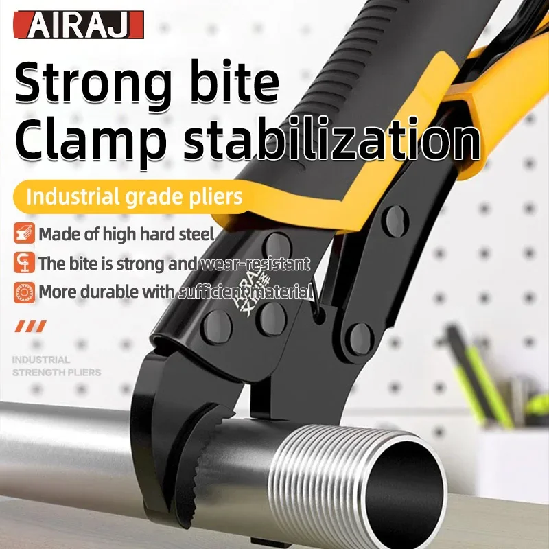 AIRAJ Locking Pliers 7/10 Inch Multifunctional pliers Clamp Multi-tool Universal crimping tool Toughbuilt Hand Tools DIY Tools