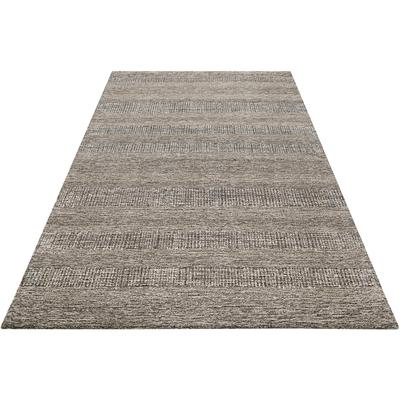 Wollteppich WECON HOME "Gustav", grau (taupe,braun), B:170cm H:8mm L:240cm, Wolle, Teppiche Image