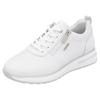 Keilsneaker REMONTE, Damen, Gr. 38, weiß, Leder, sportlich, Schuhe, Freizeitschuh, Halbschuh, Schnürerschuh mit gepolstertem Schaftrand