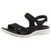 Trekkingsandale ECCO "ECCO CRUISE II", Damen, Gr. 41, schwarz, Leder, sportlich, Schuhe, Outdoorschuh, Sommerschuh, Freizeitsandale, mit Klettverschlüssen
