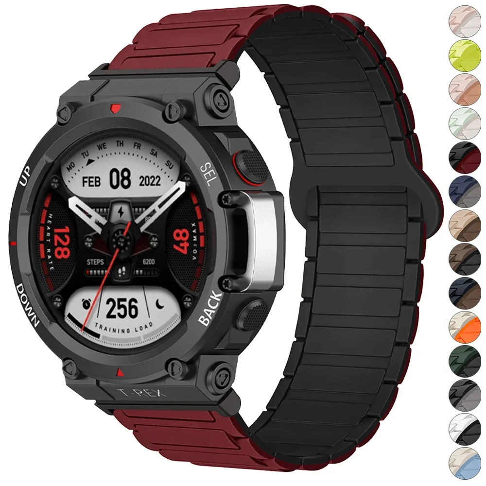 Für Amazfit T-REX 3 Smart Uhr Armband Armband T-Rex 2 Sport Magnetische Schleife band für Amazfit T-REX/T-REX 2 Ultra Silikon Armband Image