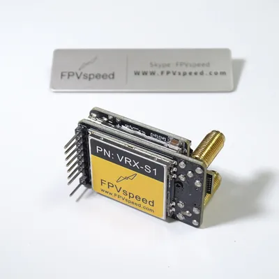 VRX 4,9 GHz 5,8 GHz 6 GHz FPV-Speed VRX-S1 4,9 G 5,8 G 6 G 70 CH FPV-Empfängermodul kompatibel mit SKYZONE, Fatshark DJI V1/V2-Brille