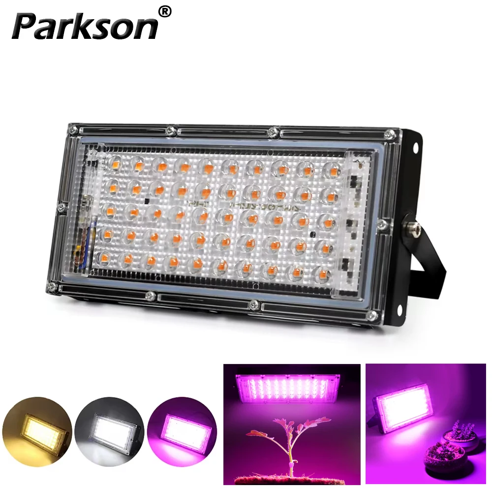 LED Wachsen Lampe 50W 100W 150W AC 220V Volle Spektrum Flutlicht Reflektor Gewächshaus Hydrokultur flutlicht Phyto Blume Lampe LED