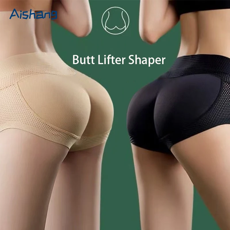 Frauen Kolben-heber Shaper Gefälschte Ass Gesäß Hüfte Pads Unsichtbare Steuer Briefs Abnehmen Unterwäsche Gepolsterte Push-Up Shapewear Höschen Image