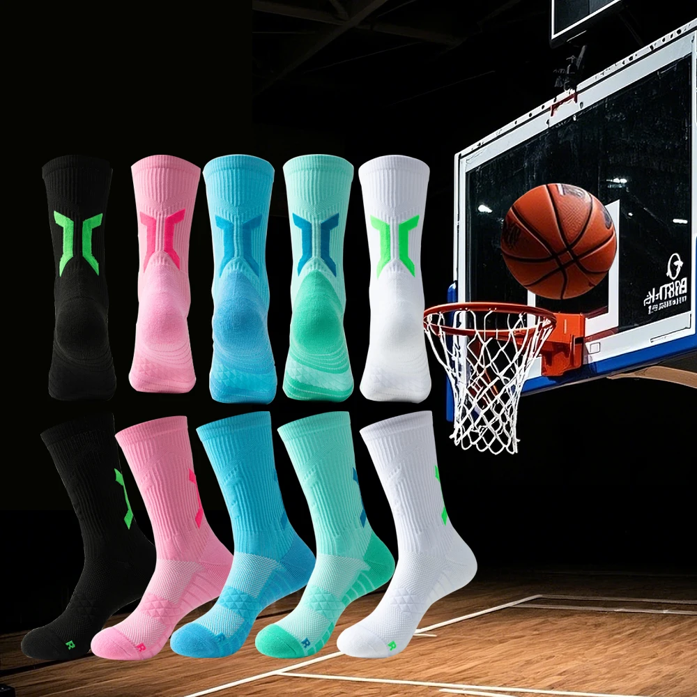 1/3 paar professionelle basketball socken Männer marathon kompression laufen sport socken dicken handtuch socken skateboard socken für mann Image
