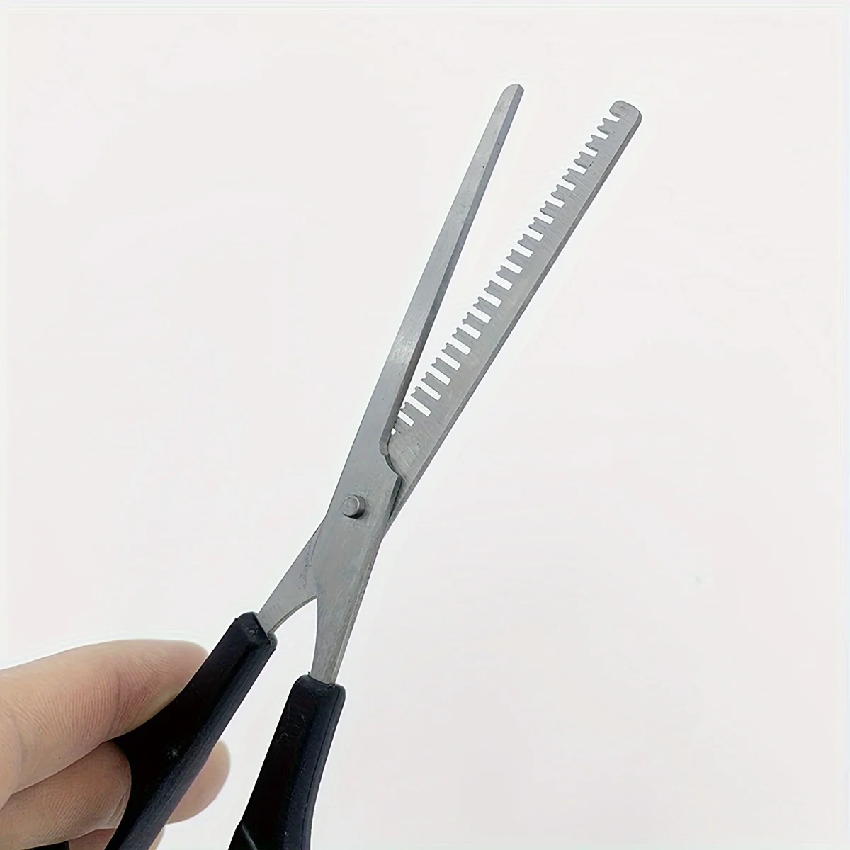 1-teilige profession elle Tier pflege schere mit runder Sicherheits spitze, rostfreiem Tierhaar schnitt und Reinigungs mittel Image