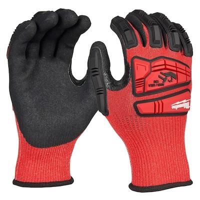 MILWAUKEE TOOL 48-73-8132 Work Gloves, ,Sandy 3/4, Elasticated Knit, L