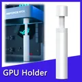 GPUHOLD Staffa di supporto per supporto GPU in alluminio bianco - Supporto per scheda video con supporto anti-cedimento per staffa di supporto per scheda grafica