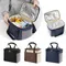 Borsa per il pranzo isolata Bento Tote di grande capacità Scatola per alimenti da picnic Borsa termica per il raffreddamento del ghiaccio Borse isolanti portatili portatili