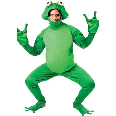 S-XXL Cosplay Male Frog Prince Role-playing Novel Conjoined Adult Animal Party Set Stage Performance