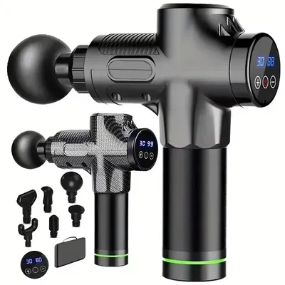 2025 Portable fascia gun, body, neck, and back vibration massager, deep muscle relaxation, fitness,