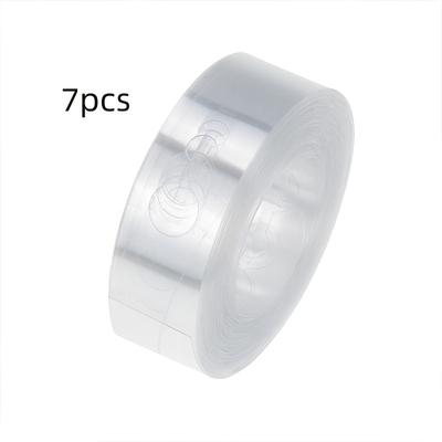 TEMU 7pcs Transparent Double-hole Balloon Chains - Plastic, For Weddings, Parties & Business Events, Easy Image