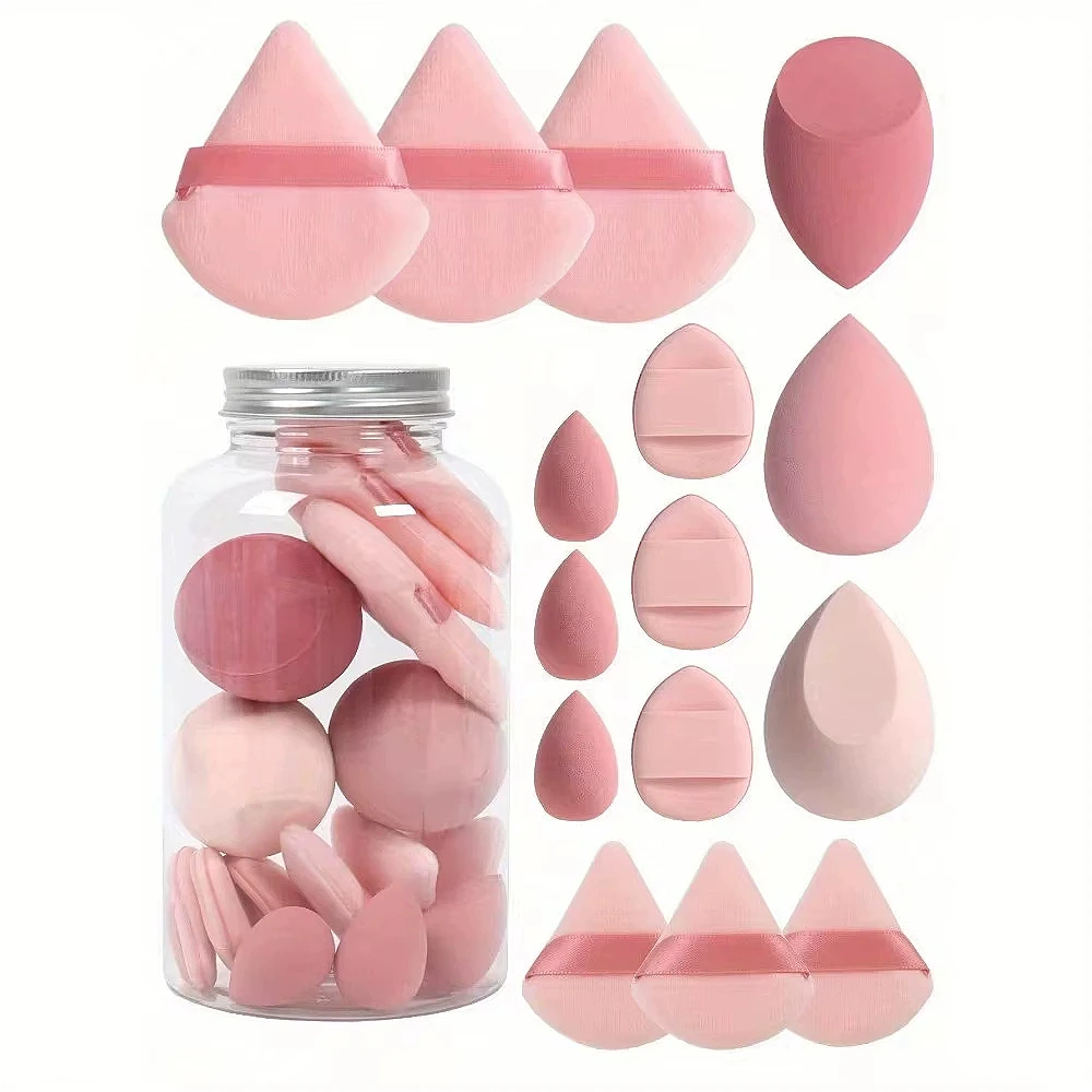 12/15Pcs Make-Up Schwamm Cosmetic Puff Foundation Schwämme Mixer Schönheit Ei Pulver Puffs Frauen Bilden Zubehör Make-Up-Tools