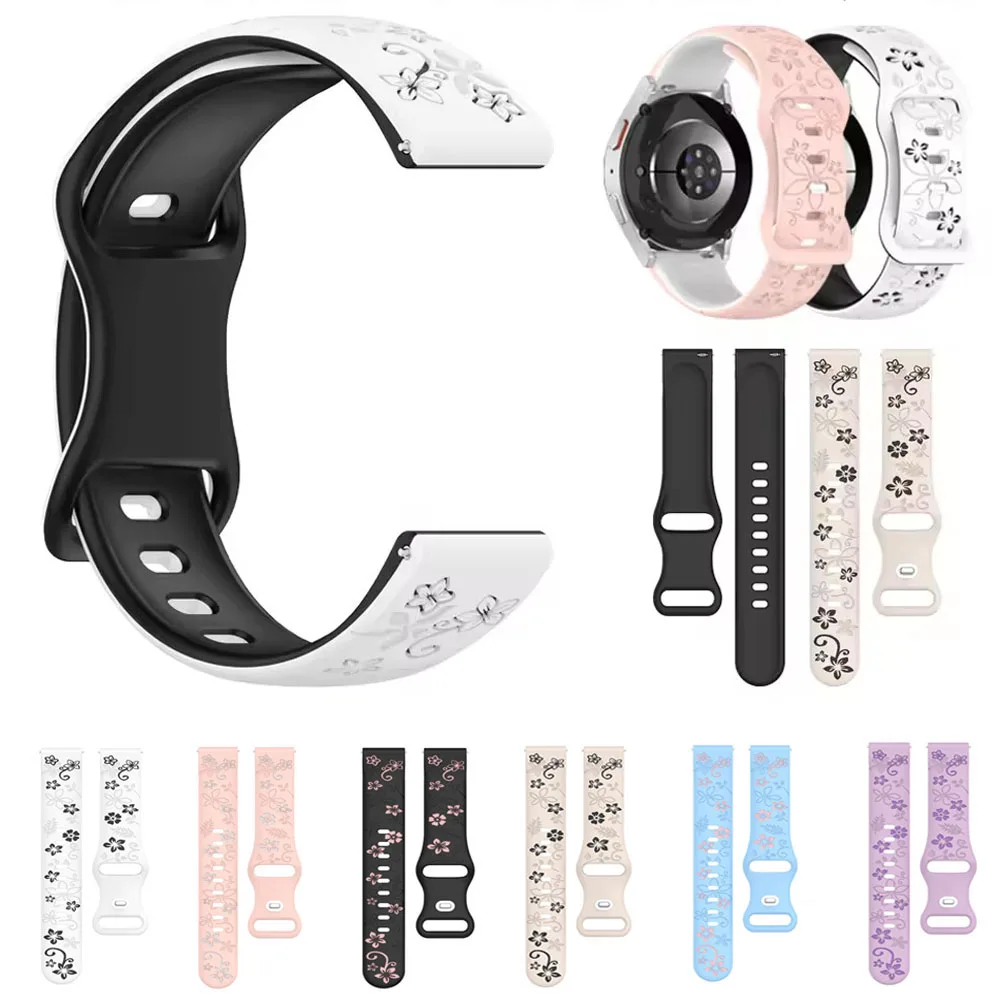 18mm 20mm Uhrenarmband für Garmin Vivoactive 4S Vivoactive 5 3 Venu Sq 2 Plus Forerunner 165 55 645 245 Silikonarmband Zubehör Image