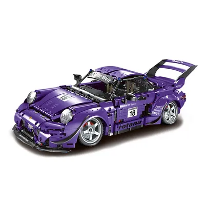Purple Storm Rotana Fahrzeugmodell Bausteine MOC F10003 Fast Racing Car Blocks Kit Kreatives Image