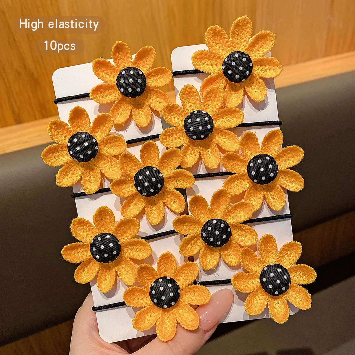 10 Sonnenblumen hauts tärken süße Wind haar ringe Kopf blumen geeignet für den täglichen Gebrauch Haarschmuck Image