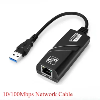 Kabelgebundener USB 3.0-zu-Rj45-LAN-Ethernet-Adapter, 10/100 Mbit/s Netzwerkkabel für Xiaomi Mi Box Image