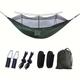 1 Heavy-duty Nylon Camping Hammock With Mosquito Net - self-breathable Sun Insect Including Tree Belt and Portable Outdoor Adventure Travel Bag
