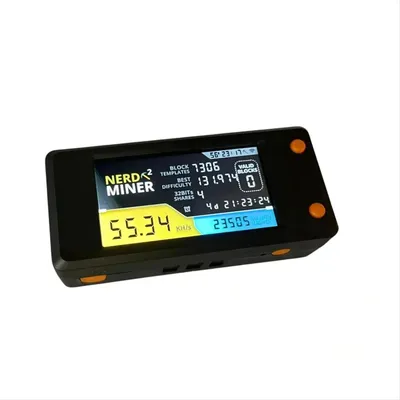 -NEW NerdMiner V2 78kh/S Hashrate Bitcoin Nerd Miner BTC Lottery Miner Solo Btc Crypto Miner Mining