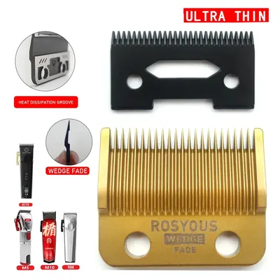 For Madeshow Kulilang M5(F) M10 R66 R77F Wedge Fade Blades Replacement Cutter Head Hair Clipper DLC